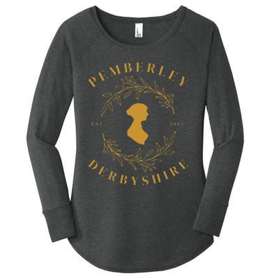 Pemberley Derbyshire 1813 Pride And Prejudice Jane Austen Women's Perfect Tri Tunic Long Sleeve Shirt