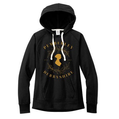 Pemberley Derbyshire 1813 Pride And Prejudice Jane Austen Women's Fleece Hoodie