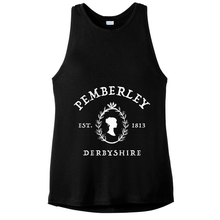 Pemberley Derbyshire 1813 Pride and Prejudice Jane Austen  Ladies PosiCharge Tri-Blend Wicking Tank