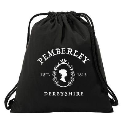 Pemberley Derbyshire 1813 Pride and Prejudice Jane Austen  Drawstring Bag
