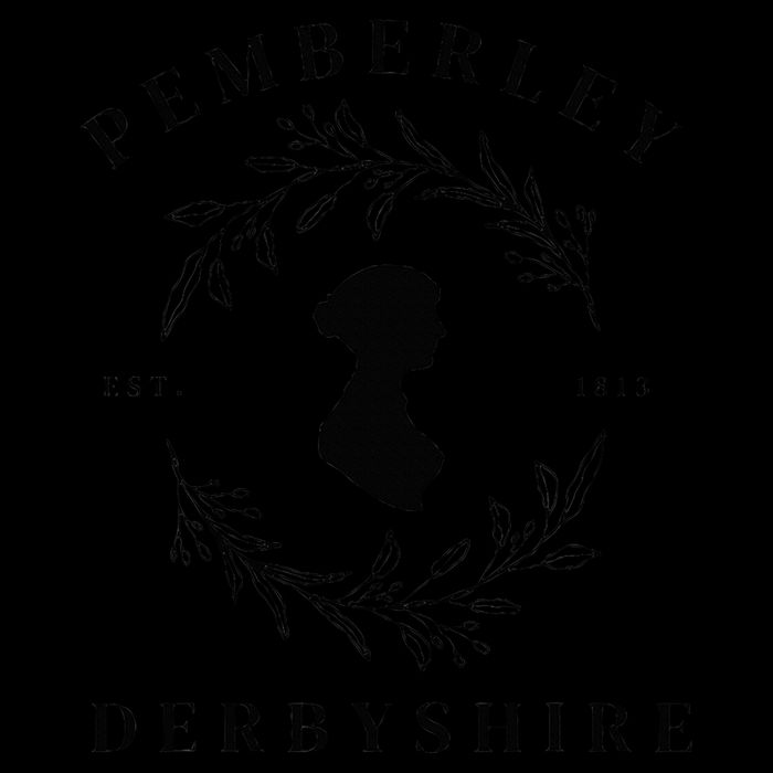 Pemberley Derbyshire 1813 Pride and Prejudice Jane Austen Drawstring Bag