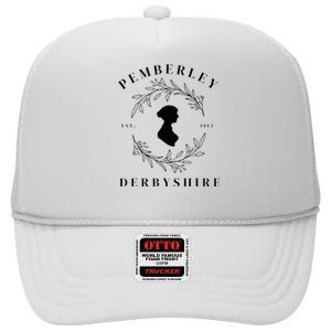 Pemberley Derbyshire 1813 Pride and Prejudice Jane Austen High Crown Mesh Back Trucker Hat