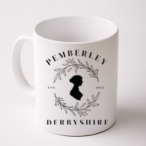 Pemberley Derbyshire 1813 Pride and Prejudice Jane Austen Coffee Mug