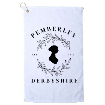 Pemberley Derbyshire 1813 Pride and Prejudice Jane Austen Golf Towel