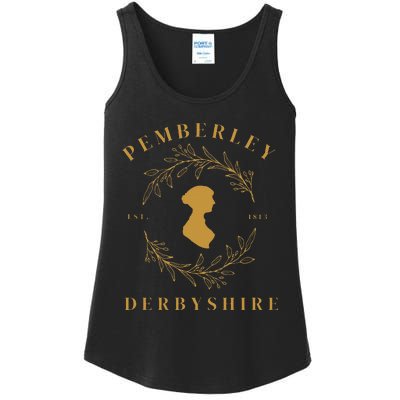 Pemberley Derbyshire 1813 Pride and Prejudice Jane Austen Ladies Essential Tank