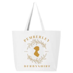 Pemberley Derbyshire 1813 Pride and Prejudice Jane Austen 25L Jumbo Tote