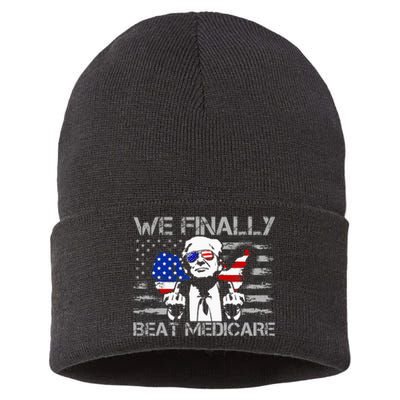 Presidential Debates 2024 We Finally Beat Medicare Sustainable Knit Beanie