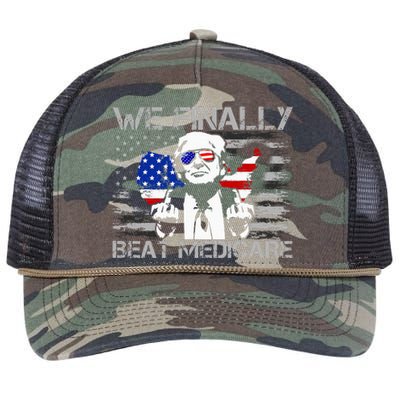 Presidential Debates 2024 We Finally Beat Medicare Retro Rope Trucker Hat Cap