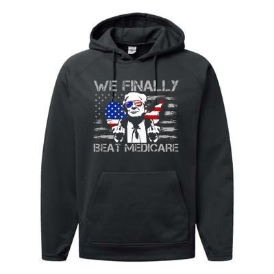 Presidential Debates 2024 We Finally Beat Medicare Performance Fleece Hoodie