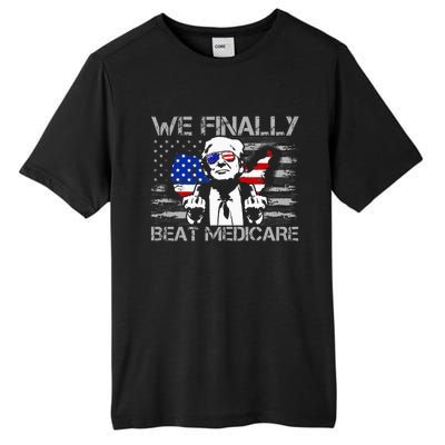 Presidential Debates 2024 We Finally Beat Medicare Tall Fusion ChromaSoft Performance T-Shirt