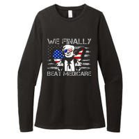 Presidential Debates 2024 We Finally Beat Medicare Womens CVC Long Sleeve Shirt