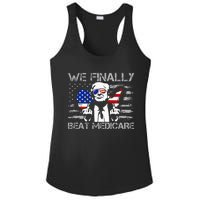 Presidential Debates 2024 We Finally Beat Medicare Ladies PosiCharge Competitor Racerback Tank