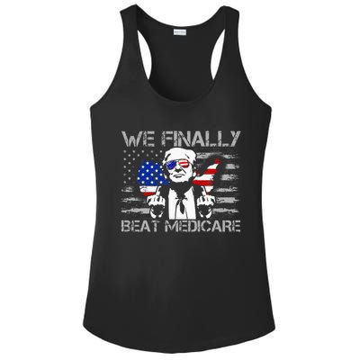 Presidential Debates 2024 We Finally Beat Medicare Ladies PosiCharge Competitor Racerback Tank