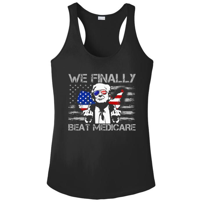 Presidential Debates 2024 We Finally Beat Medicare Ladies PosiCharge Competitor Racerback Tank