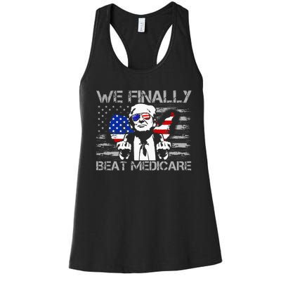 Presidential Debates 2024 We Finally Beat Medicare Women's Racerback Tank