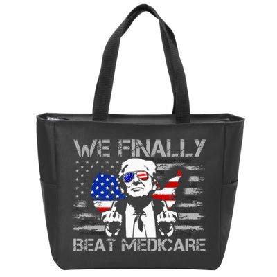 Presidential Debates 2024 We Finally Beat Medicare Zip Tote Bag