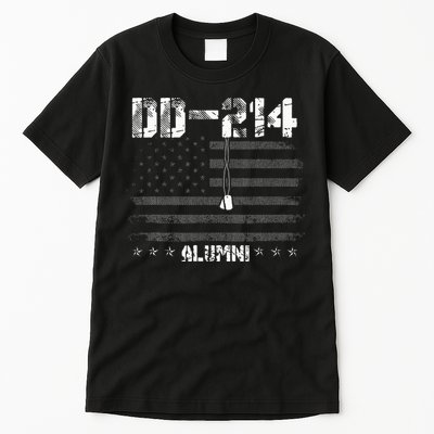 Patriotic DD 214 Alumni Military Veteran Tall T-Shirt
