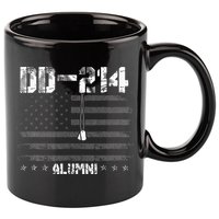 Patriotic DD 214 Alumni Military Veteran 11oz C Handle Ceramic Mug