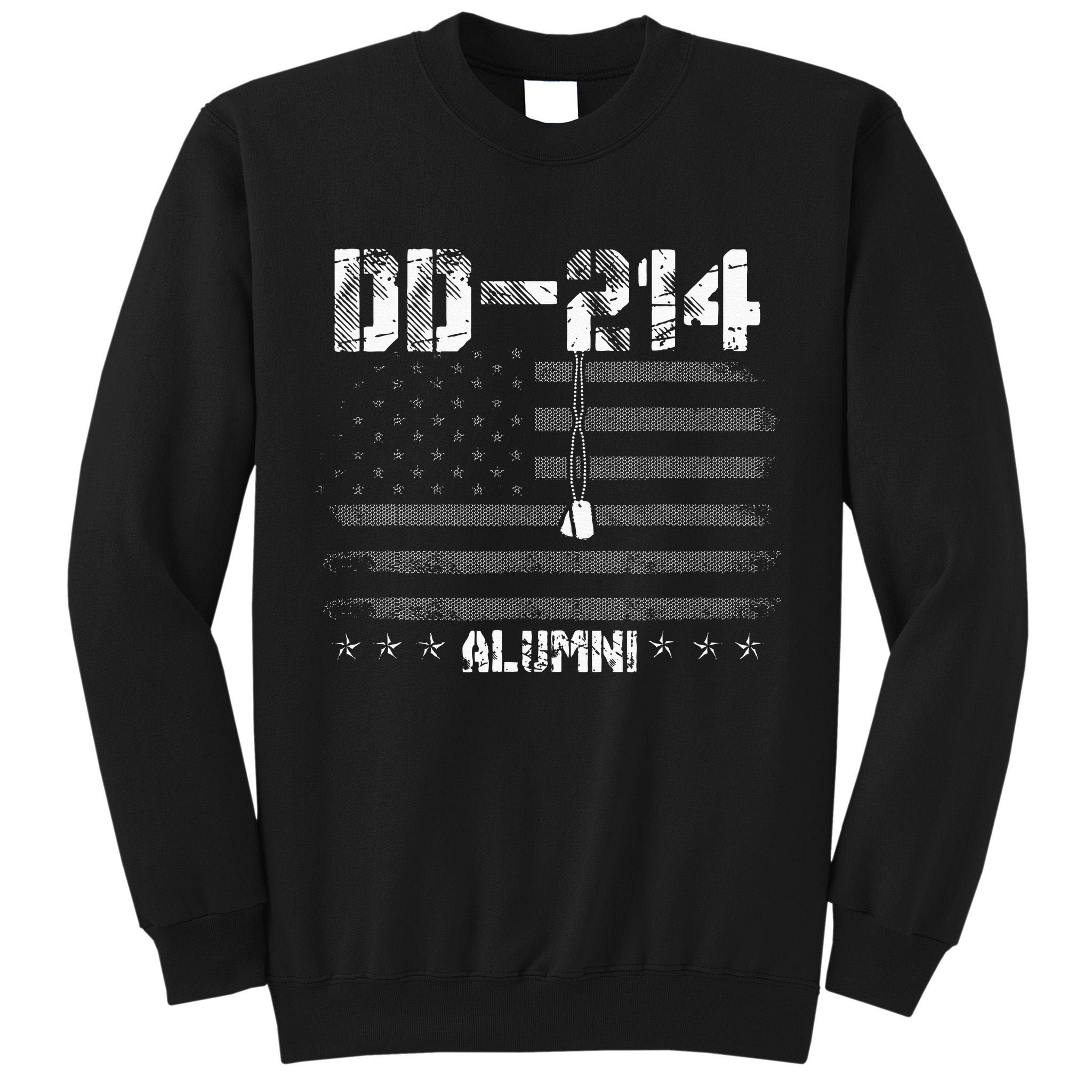Patriotic DD 214 Alumni Military Veteran Tall Sweatshirt