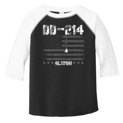 Patriotic DD 214 Alumni Military Veteran Toddler Fine Jersey T-Shirt