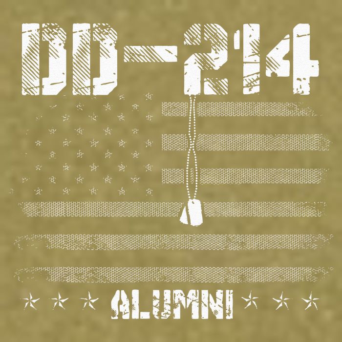 Patriotic DD 214 Alumni Military Veteran Garment-Dyed Women's Muscle Tee