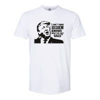 Presidential Debate 2024 Election Funny Election 24 Trump Vs Bid Softstyle CVC T-Shirt