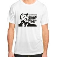 Presidential Debate 2024 Election Funny Election 24 Trump Vs Bid Adult ChromaSoft Performance T-Shirt