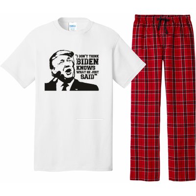 Presidential Debate 2024 Election Funny Election 24 Trump Vs Bid Pajama Set