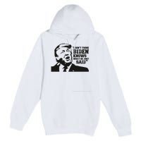 Presidential Debate 2024 Election Funny Election 24 Trump Vs Bid Premium Pullover Hoodie