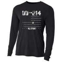 Patriotic DD 214 Alumni Military Veteran Cooling Performance Long Sleeve Crew