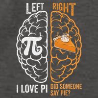 Pi Day 2025 Funny Pi Day Left Vs Right Brain Pie Math Geek .Png Vector Backpack