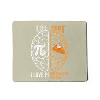 Pi Day 2025 Funny Pi Day Left Vs Right Brain Pie Math Geek .Png Mousepad