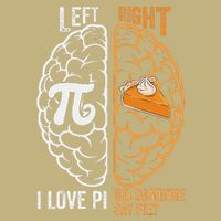 Pi Day 2025 Funny Pi Day Left Vs Right Brain Pie Math Geek .Png Mousepad