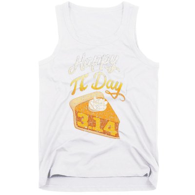 Pi Day 3 14 Slice Of Pi Math Geek Pie Lover Tank Top