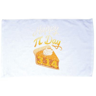 Pi Day 3 14 Slice Of Pi Math Geek Pie Lover Microfiber Hand Towel