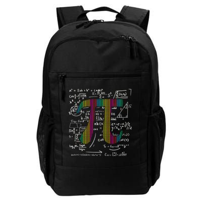 Pi Day 3 14 Pi Symbol With Math Equations Gift For Math Geek Meaningful Gift Daily Commute Backpack