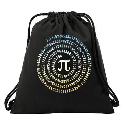 Pi day 3,14 Pi Number Symbol Math Science for science lover Drawstring Bag