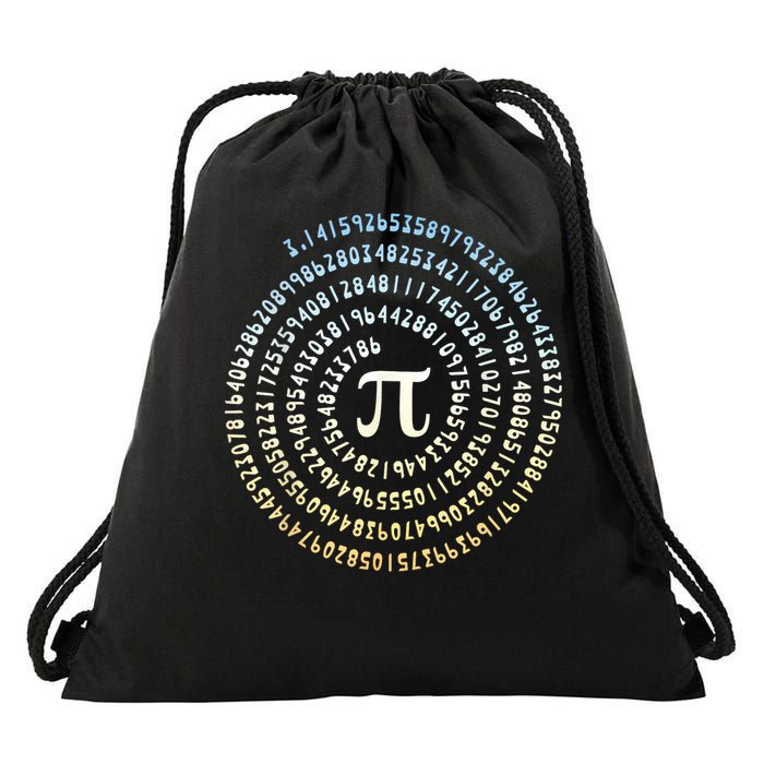 Pi day 3,14 Pi Number Symbol Math Science for science lover Drawstring Bag