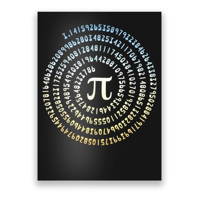 Pi day 3,14 Pi Number Symbol Math Science for science lover Poster