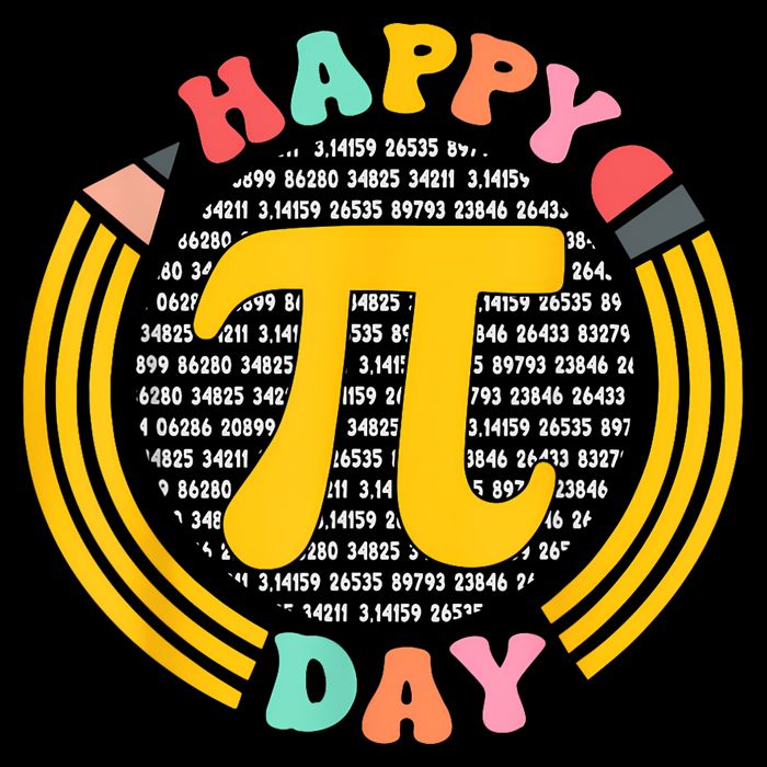 Pi Day 3.14 Pi Digits Happy Spiral Pi Day Full-Length Apron With Pockets