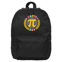 Pi Day 3.14 Pi Digits Happy Spiral Pi Day 16 in Basic Backpack
