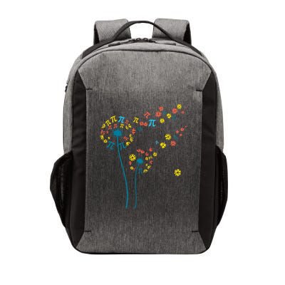 Pi Dandelion 3.14 Pi Day number Math Teacher Science Lovers Vector Backpack