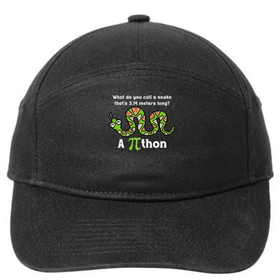 Pi Day 3.14 Pithon Python Math Teachers  7-Panel Snapback Hat