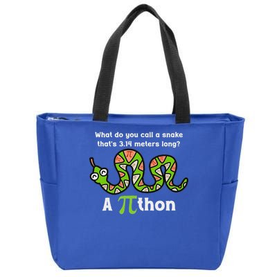 Pi Day 3.14 Pithon Python Math Teachers  Zip Tote Bag