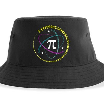 Pi Day 3.14 Pi Day Funny Math Lover Happy Pi Day Sustainable Bucket Hat