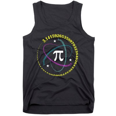 Pi Day 3.14 Pi Day Funny Math Lover Happy Pi Day Tank Top