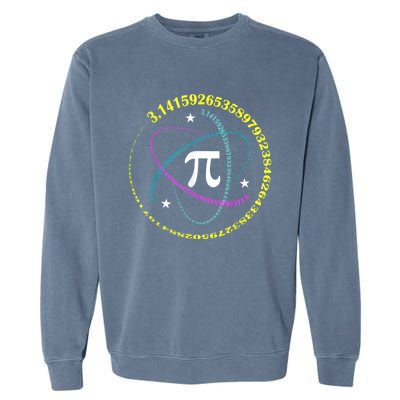 Pi Day 3.14 Pi Day Funny Math Lover Happy Pi Day Garment-Dyed Sweatshirt