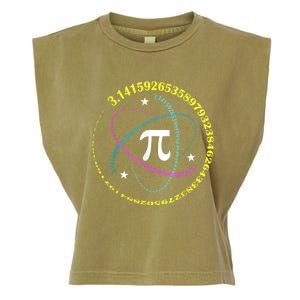 Pi Day 3.14 Pi Day Funny Math Lover Happy Pi Day Garment-Dyed Women's Muscle Tee