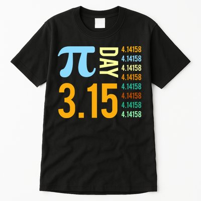 Pie Day 3.15 4.14158 Tall T-Shirt