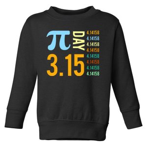 Pie Day 3.15 4.14158 Toddler Sweatshirt